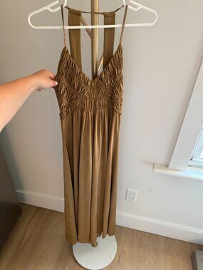 Brown Maxi Zara Dress